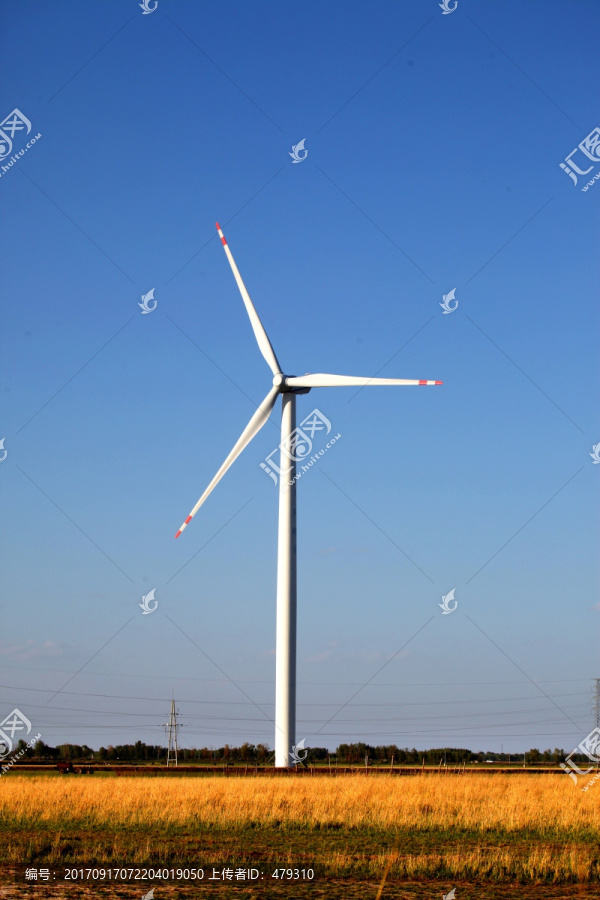 风车,发电,风力发电