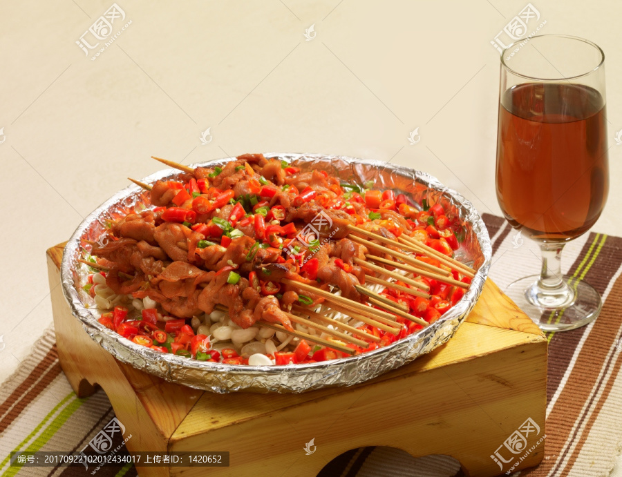 炸肉串,中国菜