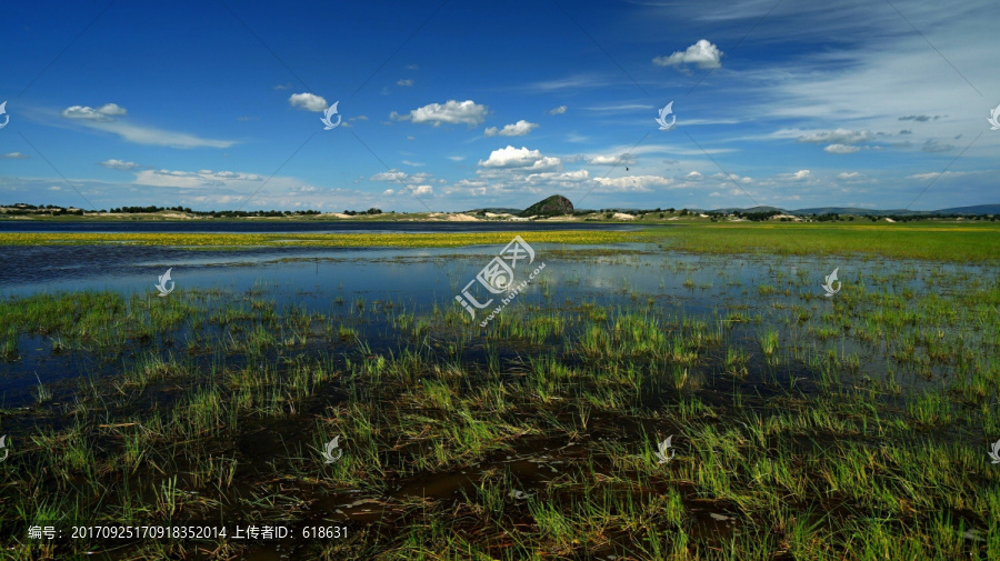 乌兰布统草原将军泡子