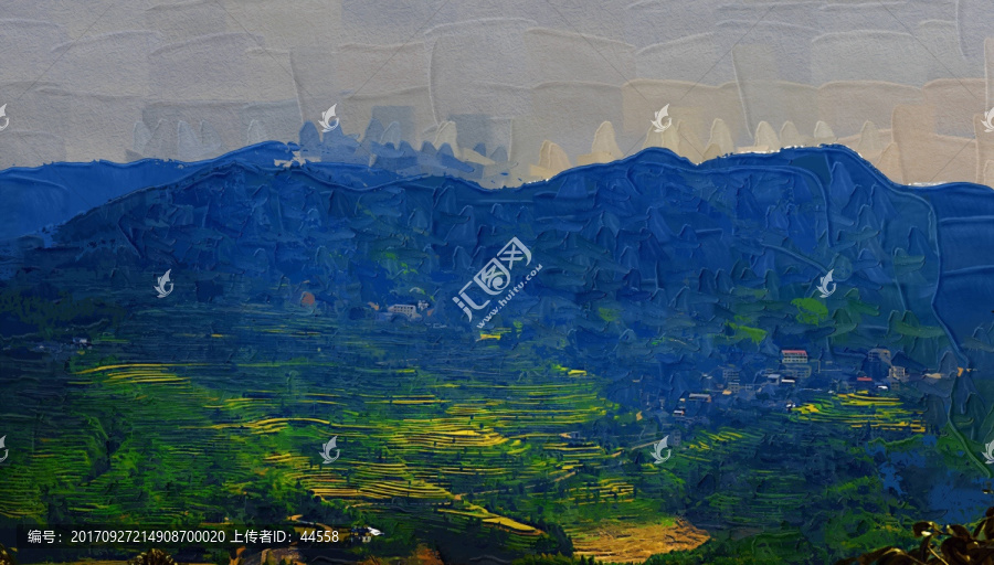 田園油畫