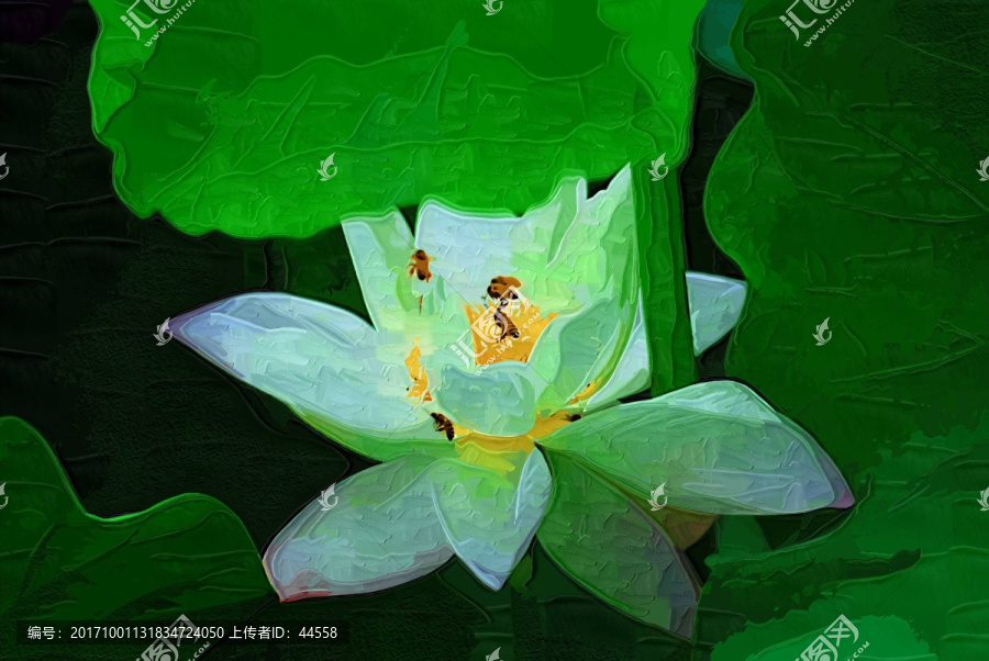荷花,無框畫,裝飾畫,抽象畫