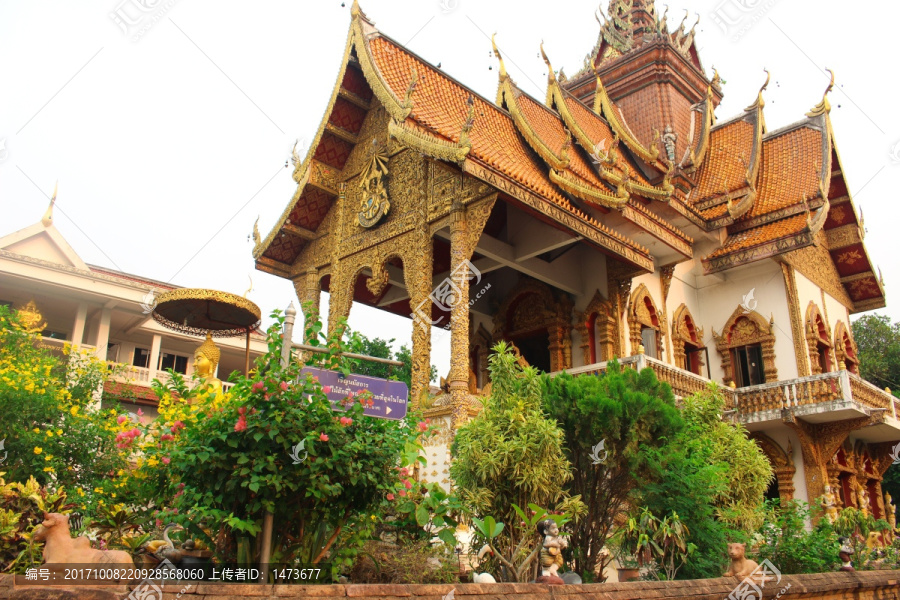 布帕兰寺,小木造僧院,泰国寺庙