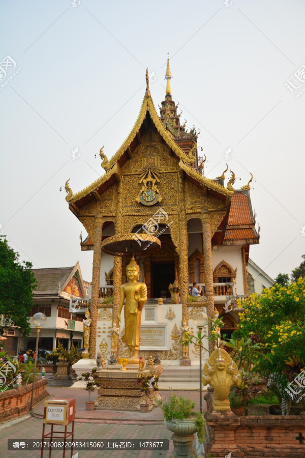 布帕兰寺,小木造僧院,泰国寺庙