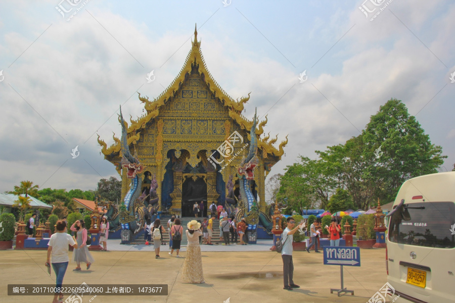 清莱蓝庙,清迈蓝庙,泰式寺庙