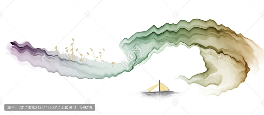 水墨彩色畫