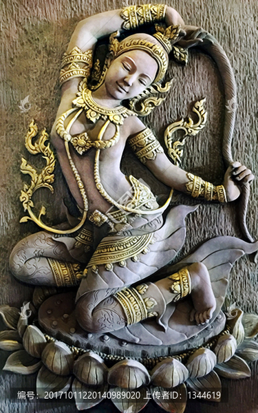 3D舞女浮雕玄關(guān)壁畫(huà),不分層