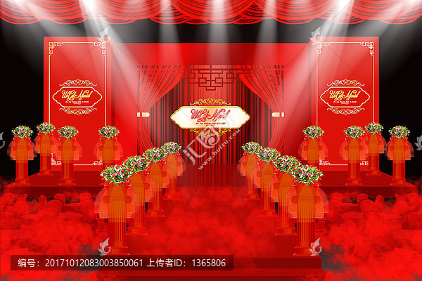 中式紅色系婚禮