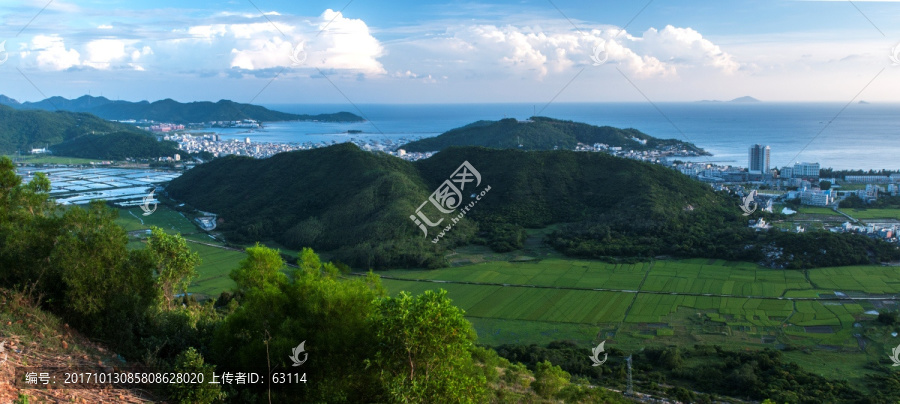 大海落日,天空云彩,夕阳无限