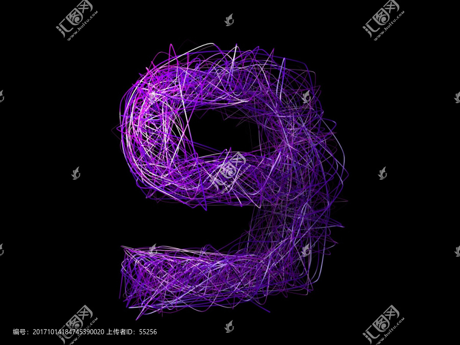 9周年慶,倒計時線體數字