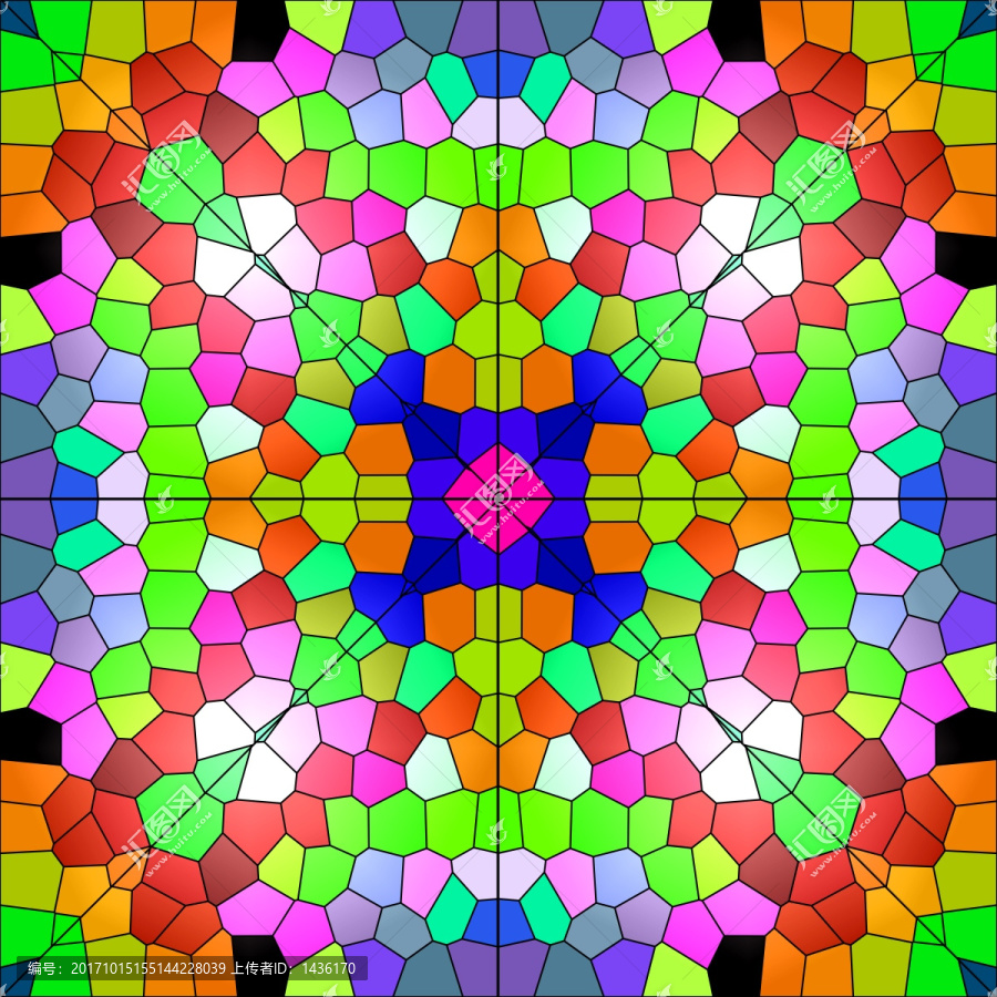 彩色玻璃圖案設(shè)計(jì)