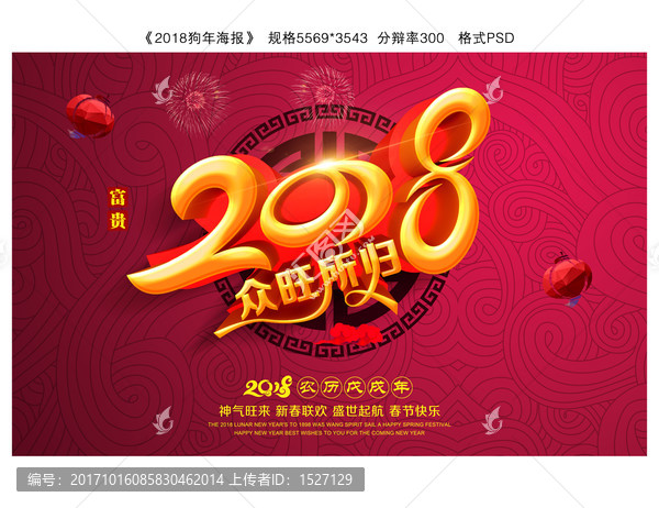 2018狗年海報(bào)