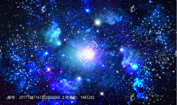 藍紫色星空
