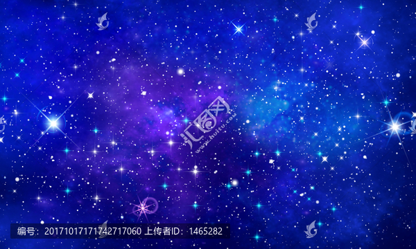 藍(lán)色星空圖