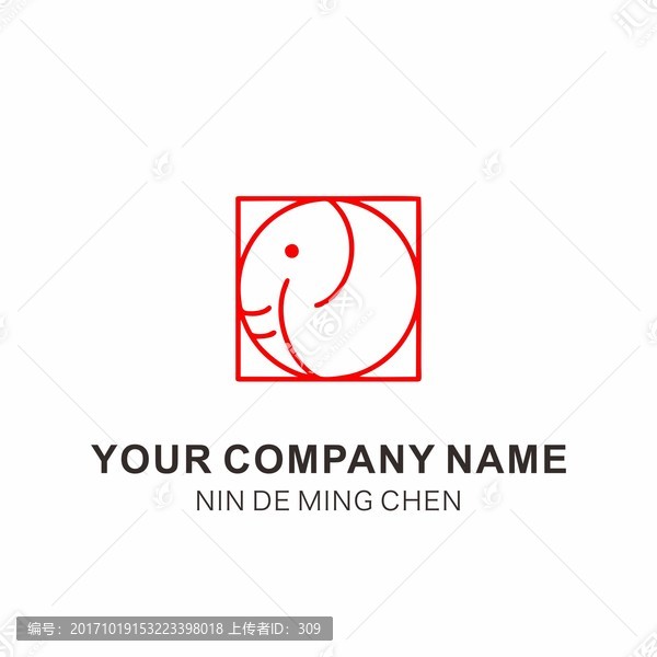 大象logo設計