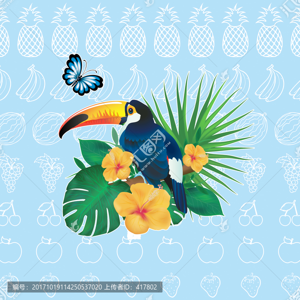 花鳥插圖
