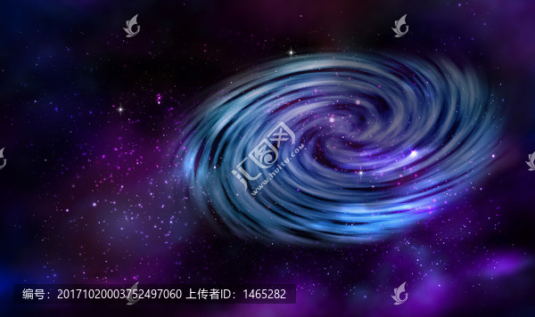星空漩渦背景
