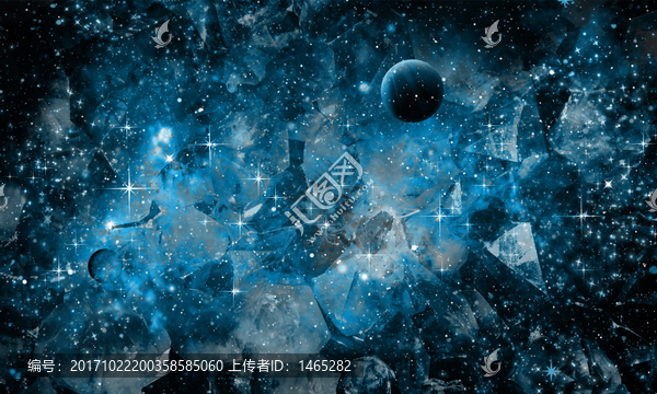 宇宙星空軟膜背景圖