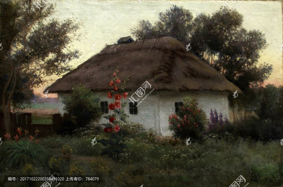 烏克蘭風(fēng)景與小屋
