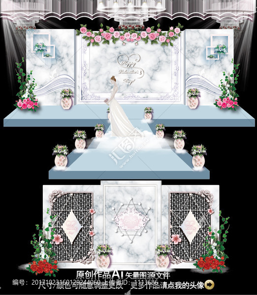 大理石主題婚禮