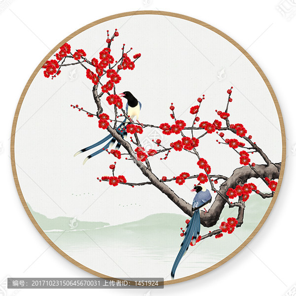 梅花喜鵲