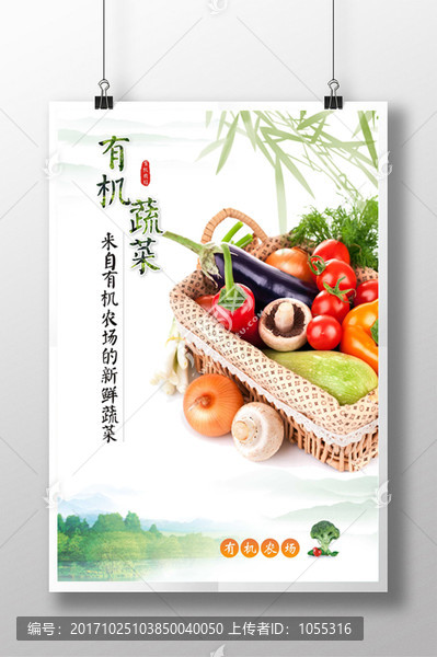 有機(jī)蔬菜海報