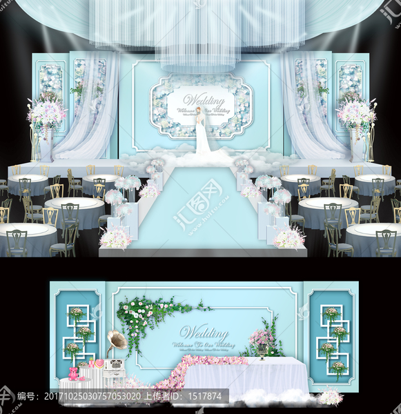時尚婚禮,蒂芙尼婚禮,浪漫婚禮
