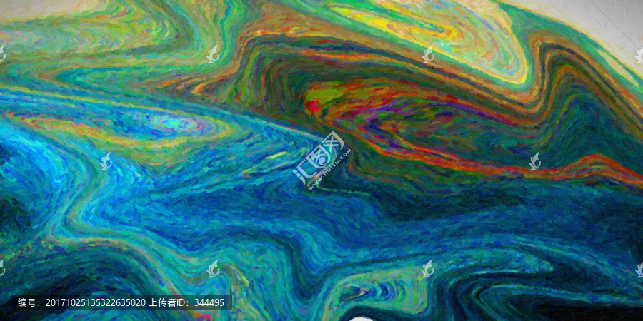 抽象油畫