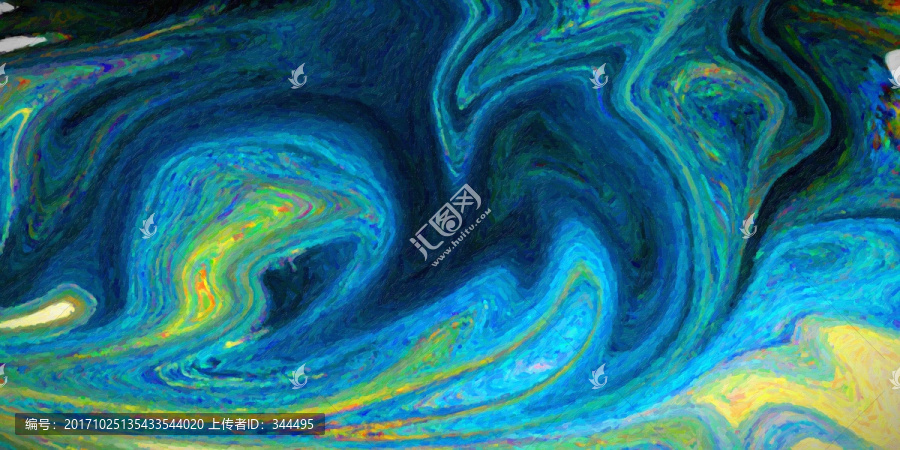 抽象油畫