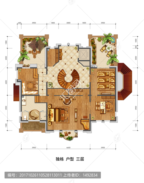 戶型圖 效果圖 PSD 地產(chǎn)