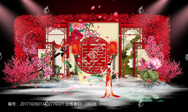 中式婚禮,紅色婚禮,古代婚禮