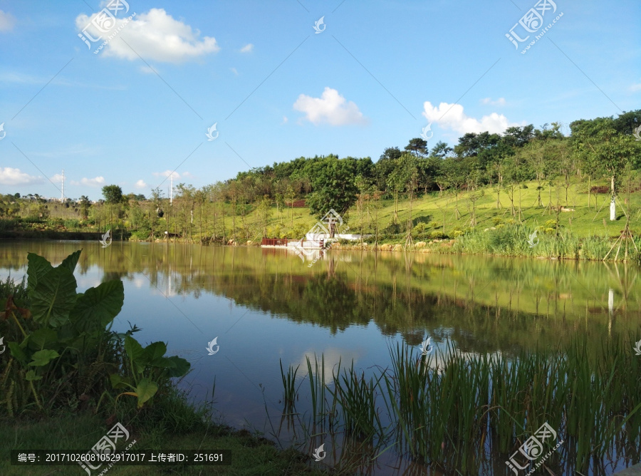 湖光山色