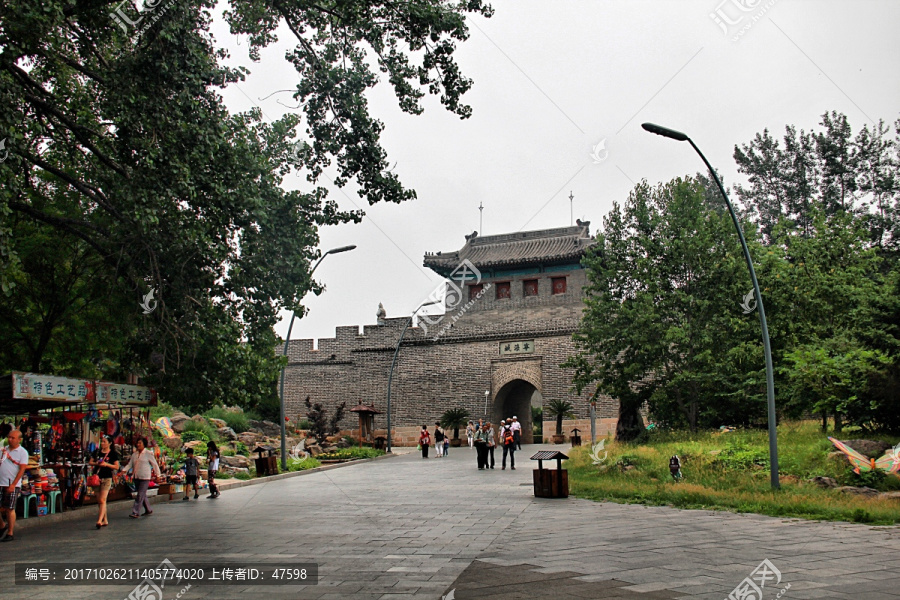 山海关,老龙头景区,仿明建筑