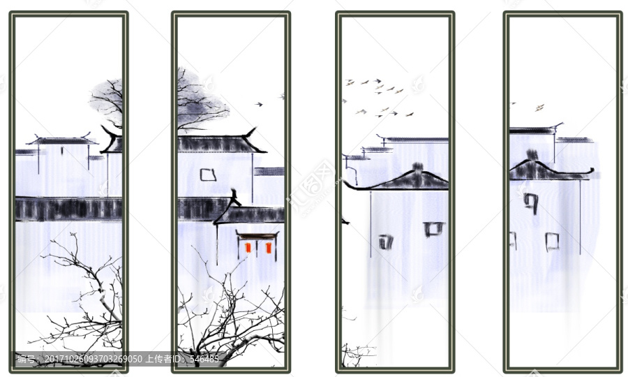 四聯(lián)裝飾,江南,馬頭墻,合層