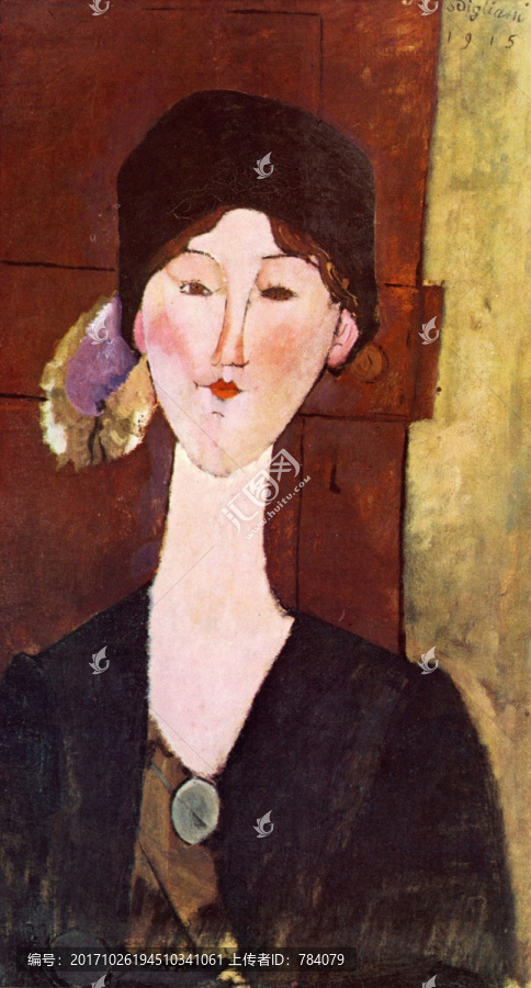 人像油畫,莫蒂里安尼