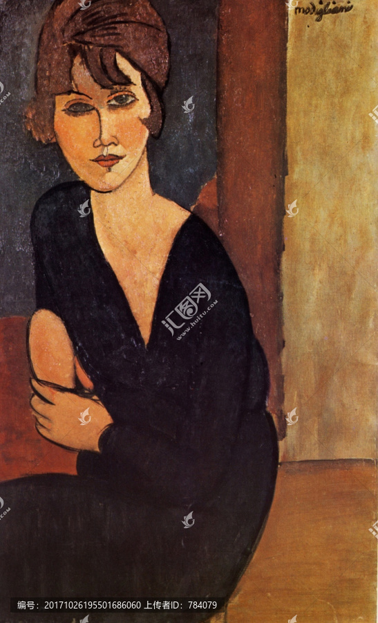 人像油畫,莫蒂里安尼