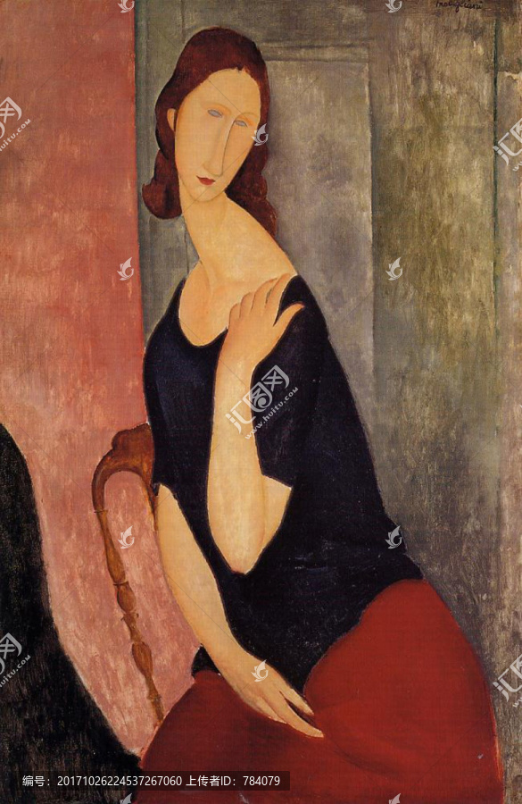 人像油畫,莫蒂里安尼