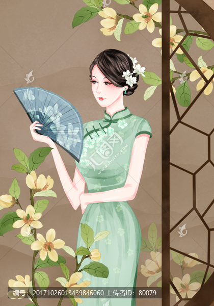 古典旗袍美女