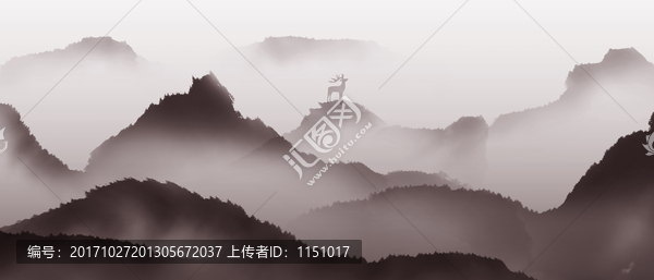 水墨山水畫