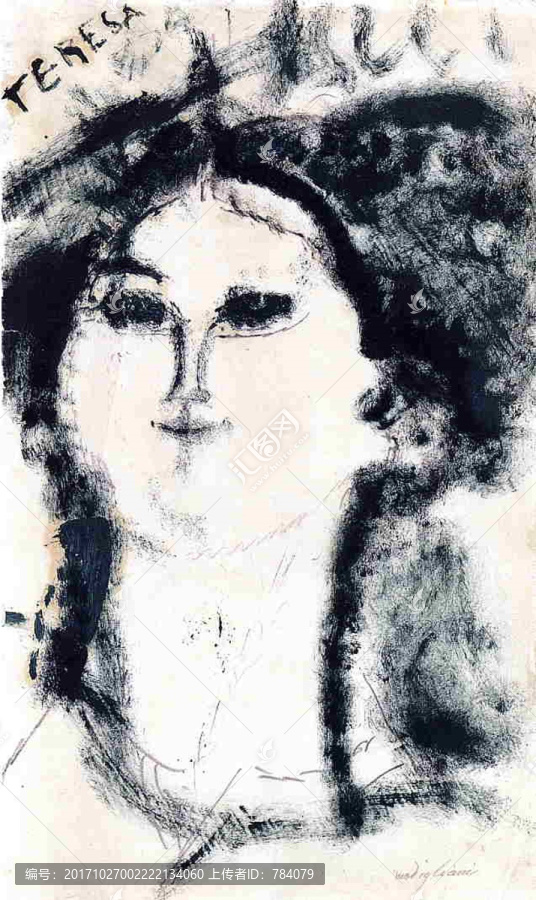 人像油畫,莫蒂里安尼