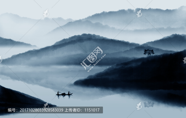 水墨山水畫
