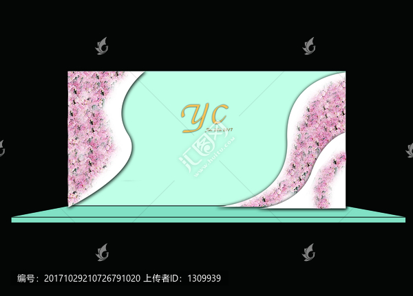 粉色婚禮蒂芙尼蘭婚禮