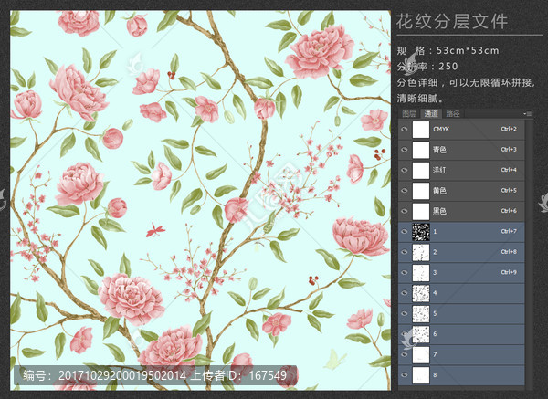 藝術手繪花鳥壁紙