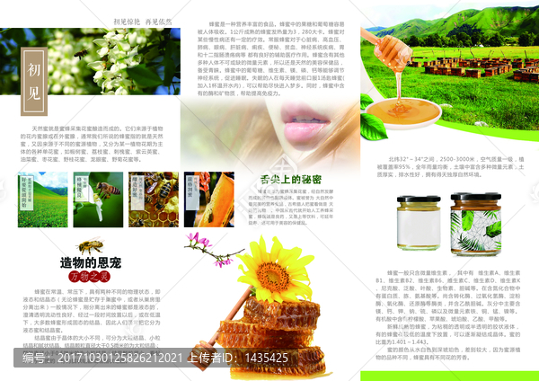 蜂蜜活動(dòng)海報(bào)宣傳單DM廣告單