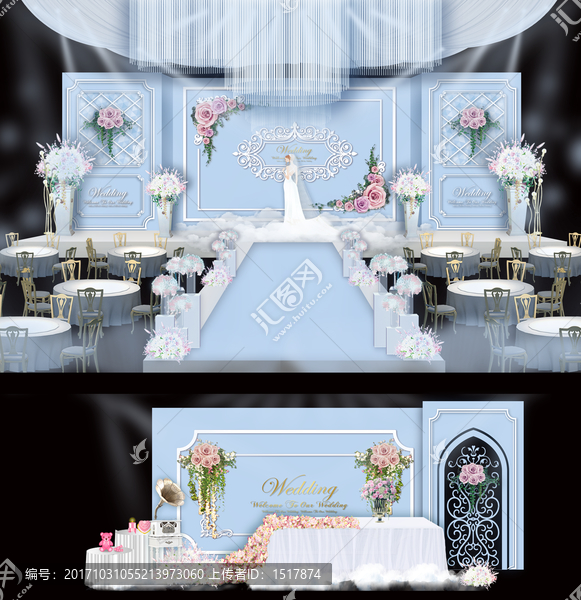藍(lán)色婚禮,浪漫婚禮,婚禮設(shè)計(jì)