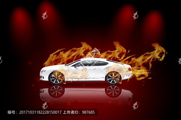 桌面跑車