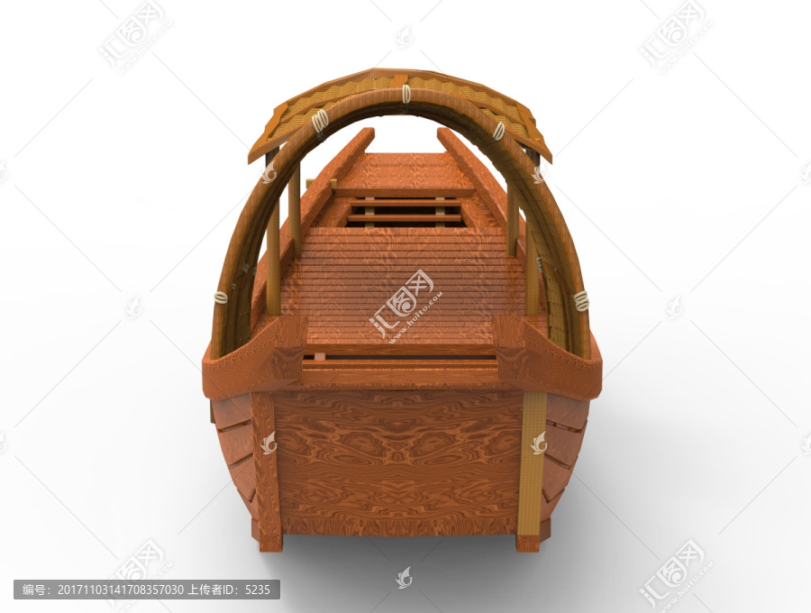 仿古船