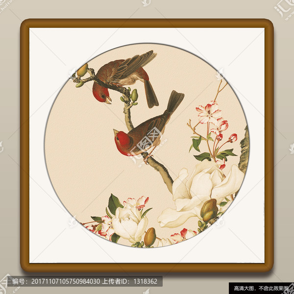 花鳥工筆裝飾畫