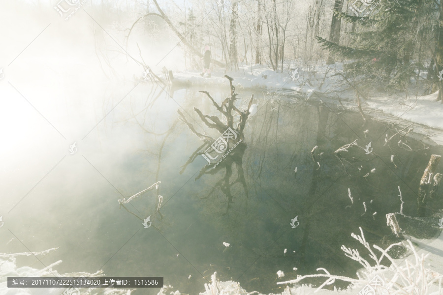 魔界雾凇冬季长白山吉林自然奇观