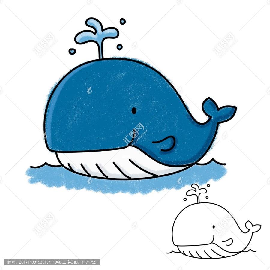 藍(lán)色的鯨魚(yú)
