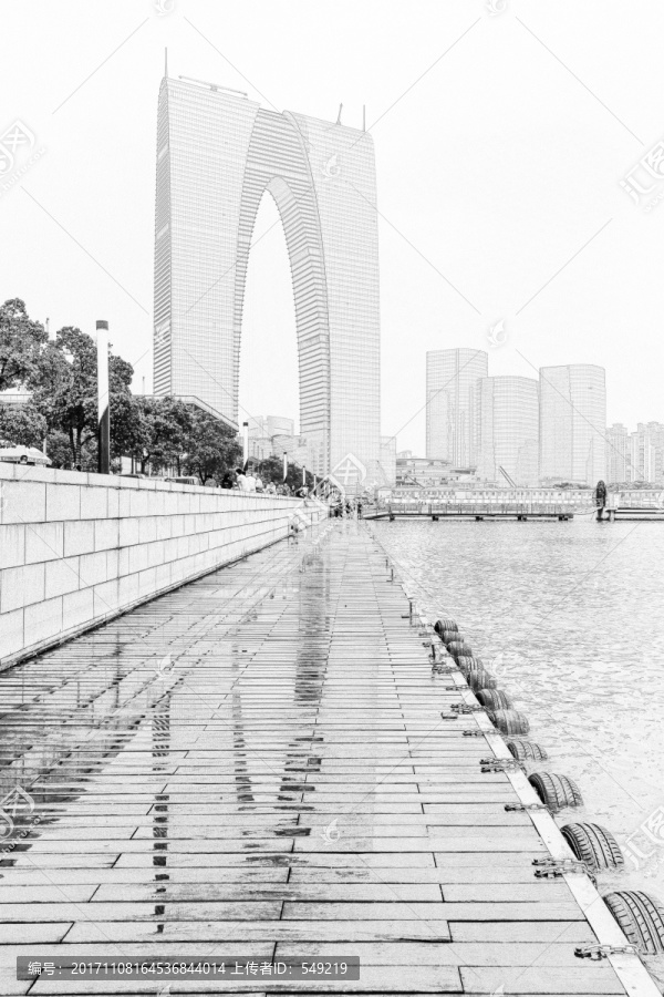 蘇州建筑線描,合成